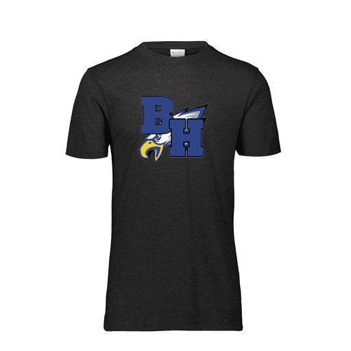 [FTSCUBBK-AS-LOGO2] Decker Men's Tri-Blend T-Shirt - Short Sleeve (Adult S, Black, Logo 2)