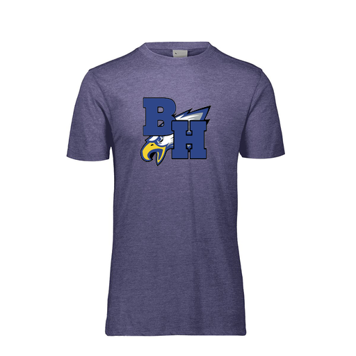 [FTSCUBRY-AS-LOGO2] Decker Men's Tri-Blend T-Shirt - Short Sleeve (Adult S, Royal, Logo 2)