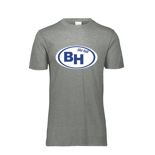 [FTSCUBGY-YS-LOGO1] Decker Youth Tri-Blend T-Shirt - Short Sleeve (Youth S, Gray, Logo 1)