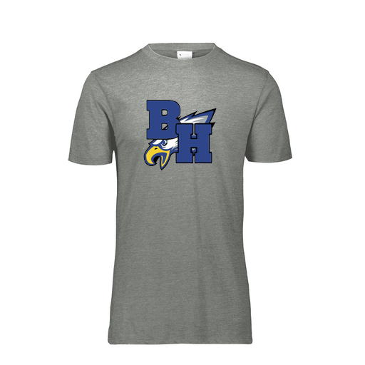 [FTSCUBGY-YS-LOGO2] Decker Youth Tri-Blend T-Shirt - Short Sleeve (Youth S, Gray, Logo 2)