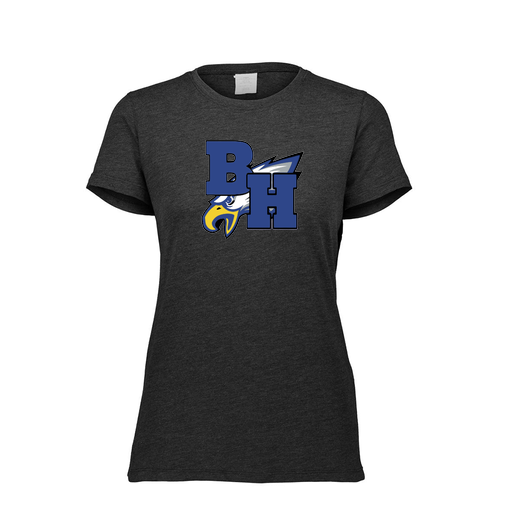 [FTSCUBBK-FAXS-LOGO2] Decker Women's Tri-Blend T-Shirt - Short Sleeve (Female Adult XS, Black, Logo 2)