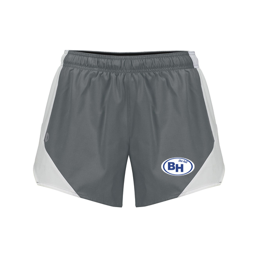 [229489.R04.S-LOGO1] Girls Olympus Shorts (Female Youth S, Gray, Logo 1)