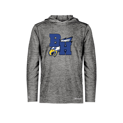 [FOLHCGBK-AS-LOGO2] Decker Men's Charge Hoodie (Adult S, Black, Logo 2)