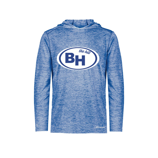 [FOLHCGRY-YS-LOGO1] Decker Youth Charge Hoodie (Youth S, Royal, Logo 1)