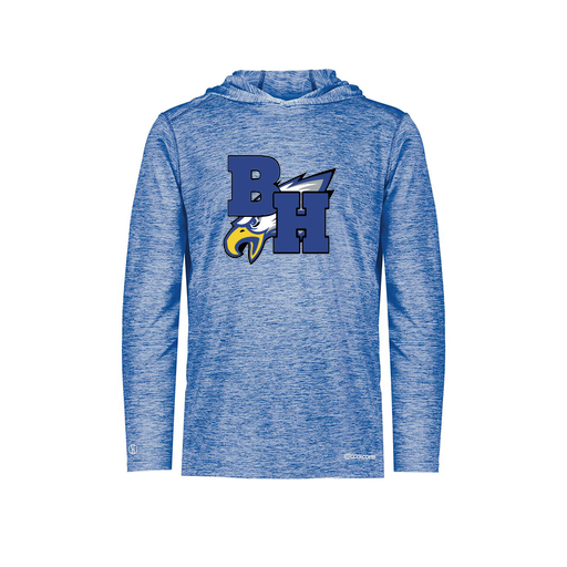 [FOLHCGRY-YS-LOGO2] Decker Youth Charge Hoodie (Youth S, Royal, Logo 2)