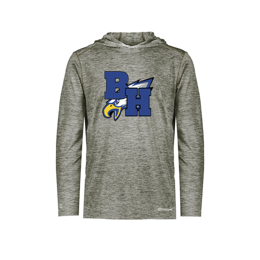 [FOLHCGGY-YS-LOGO2] Decker Youth Charge Hoodie (Youth S, Gray, Logo 2)